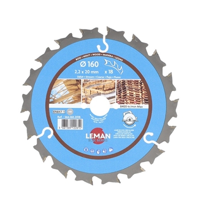 Изображение Griešanas disks kokam LEMAN F366.160.2018; 160x20x2,2 mm