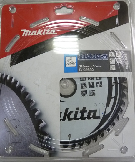 Изображение Griešanas disks kokam Makita MAKBLADE PLUS; 216x2,4x30,0 mm; Z48; 5°