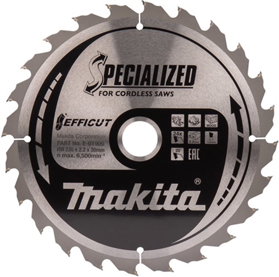 Picture of Griešanas disks kokam Makita Specialized; 235x2,2x30 mmT24; 20°
