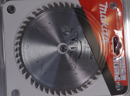 Изображение Griešanas disks kokam Makita; 165x2,4x20,0 mm; Z48