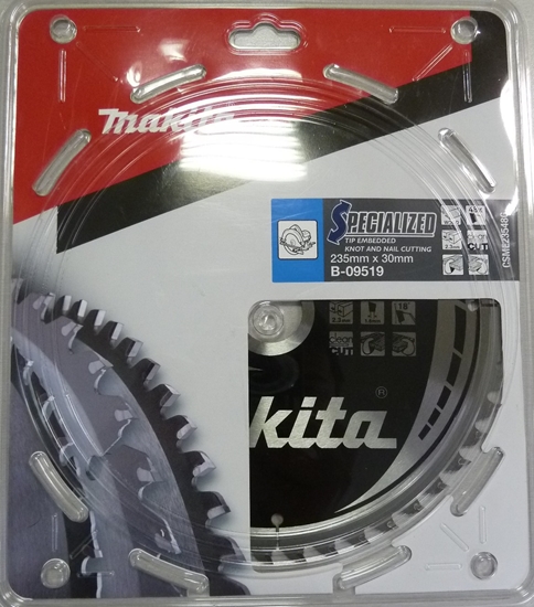 Изображение Griešanas disks kokam Makita; 235x2,3x30,0 mm; Z48; 18°