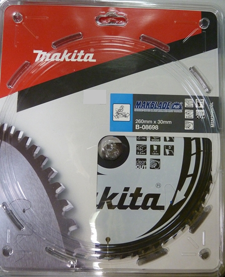 Picture of Griešanas disks kokam Makita; 260x2,3x30,0 mm; Z60; 5°