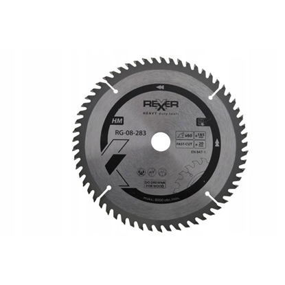 Изображение Griešanas disks kokam Rexxer RG-08-283; 185x20x2 mm; Z60