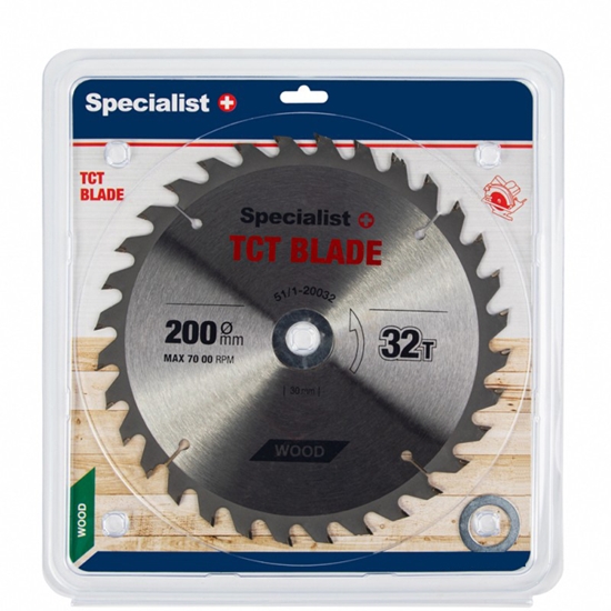 Picture of Griešanas disks kokam Specialist Wood; 200x1,4x30/20/16 mm; Z32