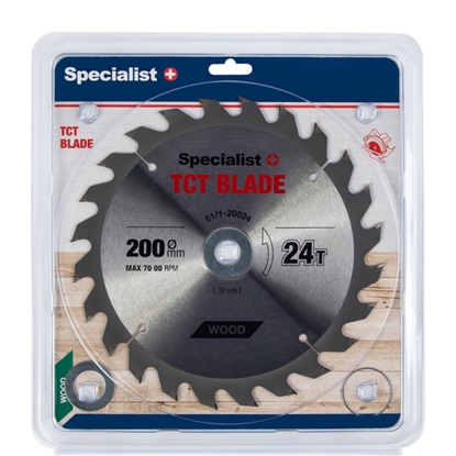 Attēls no Griešanas disks kokam Specialist Wood; 200x1,4x32/30/20 mm; Z24