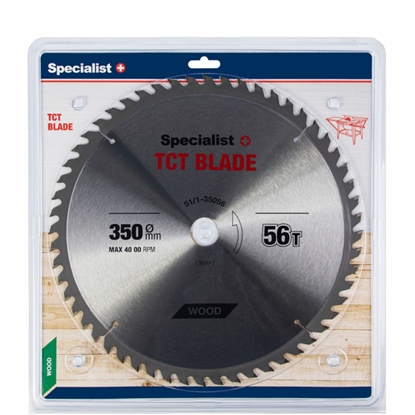 Attēls no Griešanas disks kokam Specialist Wood; 350x2,2x32 mm; Z56