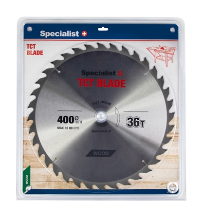 Attēls no Griešanas disks kokam Specialist Wood; 400x2,2x32 mm; Z36