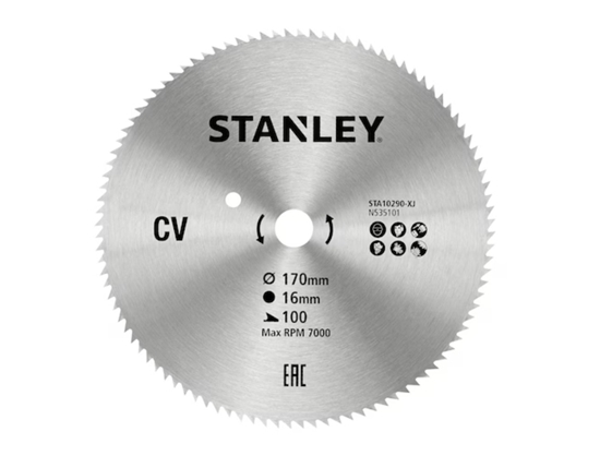 Picture of Griešanas disks kokam Stanley STA10290-XJ; 170x16 mm; 100T