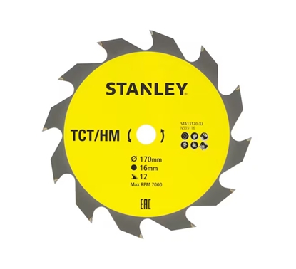 Picture of Griešanas disks kokam Stanley STA13120-XJ; 170x16 mm; 12T