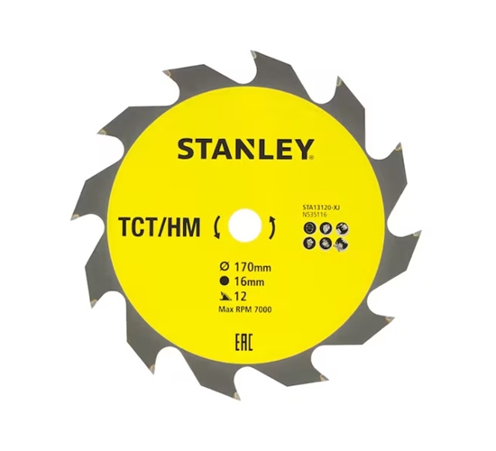 Picture of Griešanas disks kokam Stanley STA13120-XJ; 170x16 mm; 12T