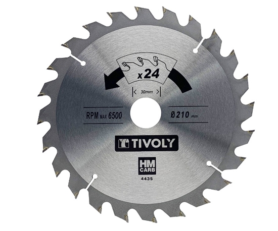 Picture of Griešanas disks kokam Tivoly XT50514004435; 210 mm; Z24; 15°