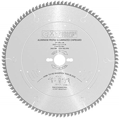 Picture of Griešanas disks laminātam CMT 297; 305x3,2x30; Z96; -6°