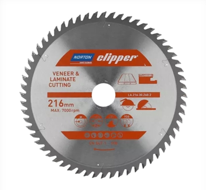 Picture of Griešanas disks laminātam Norton 70184608141; 160x20 mm; Z48