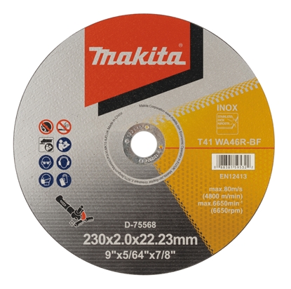 Picture of Griešanas disks Makita D-75568; 230x2,0x22,23 mm