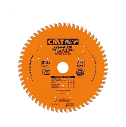 Picture of Griešanas disks metālam CMT 226; 136x1,5x20; Z56; 0°