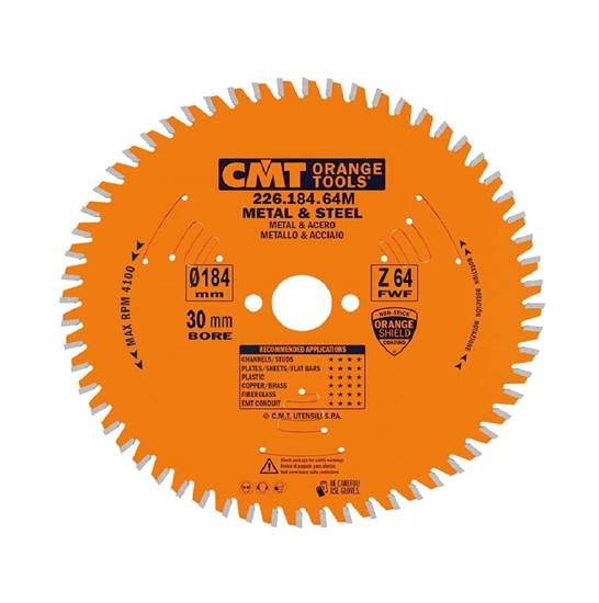 Picture of Griešanas disks metālam CMT 226; 184x2,0x20; Z64; 0°