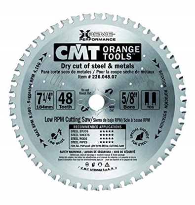 Picture of Griešanas disks metālam CMT 226; 184x2x15,87; Z48; 0°