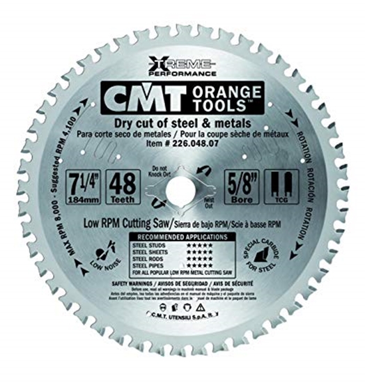 Picture of Griešanas disks metālam CMT 226; 184x2x15,87; Z48; 0°