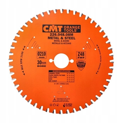 Picture of Griešanas disks metālam CMT 226; 210x2,2x30; Z48; 0°