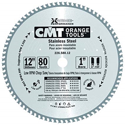 Picture of Griešanas disks metālam CMT 226; 300x2,2x25,4 mm; Z80; 10°