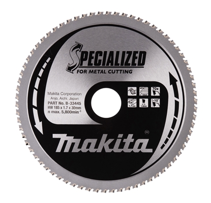 Изображение Griešanas disks metālam Makita B-33445; 185 mm