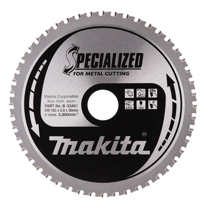 Picture of Griešanas disks metālam Makita B-33451; 185x2x30 mm