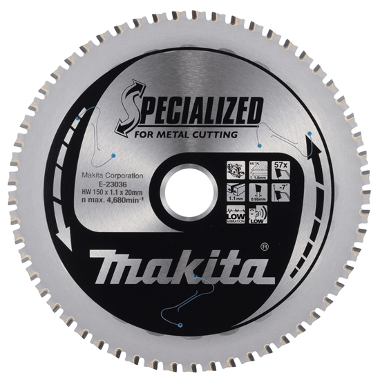 Picture of Griešanas disks metālam Makita E-23036; 150 mm