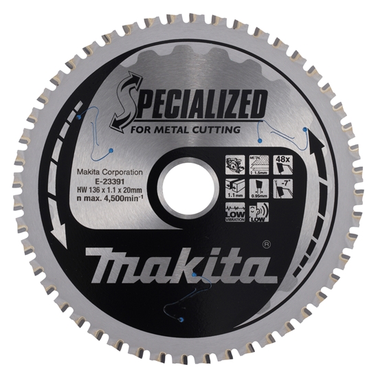 Picture of Griešanas disks metālam Makita E-23391; 136 mm