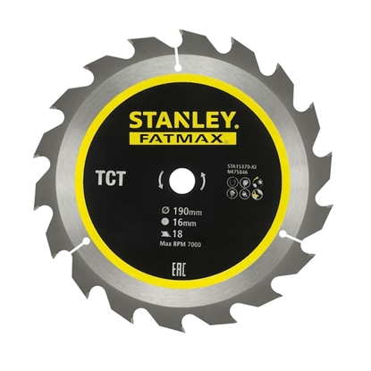 Attēls no Griešanas disks Stanley STA15370-XJ; 190x16 mm; Z18
