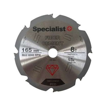 Attēls no Griešanas disks šķiedru cementam Specialist 57-003; 165x20 mm