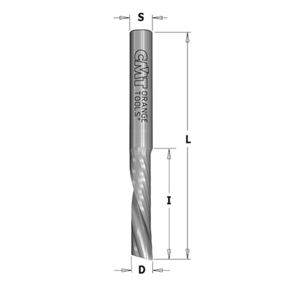 Изображение Grieznis CNC frēzei CMT 198.660.11; D=6X27X60 DX