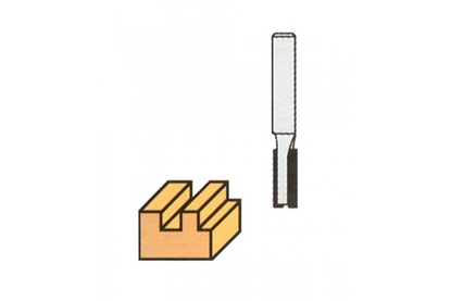 Изображение Gropju frēze Virutex 6040310; 12 mm