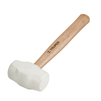 Attēls no Rubber mallet 680g with wooden handle Truper®