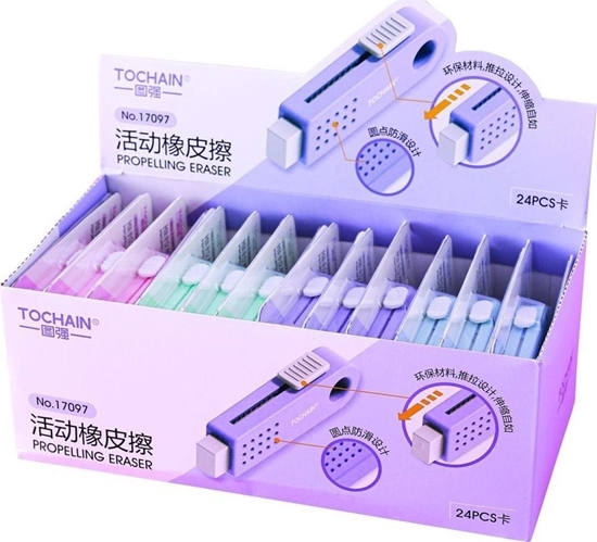 Picture of Gumka do oówka wysuwana z blokad i zapasem mix