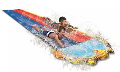 Picture of HAPPY SUMMER Double Water Slide w/ boards