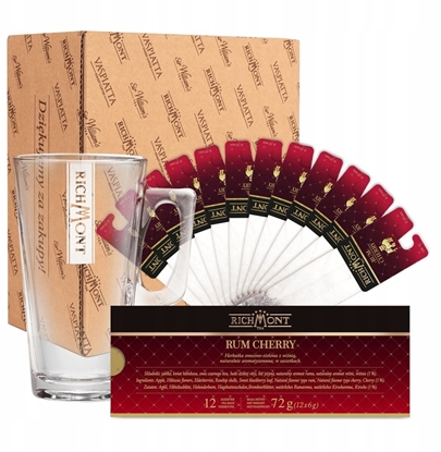 Изображение Herbata owocowo-zioowa Richmont Rum Cherry 12x6g