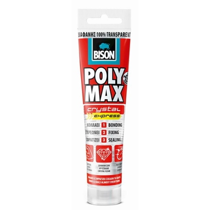 Изображение Hermētiķis Bison 6300557 PolyMax Crystal; 115 g