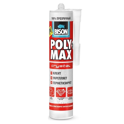 Изображение Hermētiķis Bison 6303206 Poly Max; 300 g; caurspīdīgs