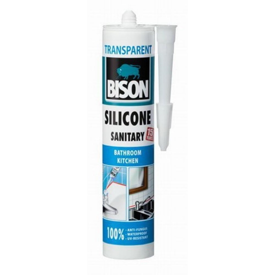 Изображение Hermētiskas virtuves un pirtis Bison 1591314 Silicone Sanitary; 280 ml; caurspīdīgs