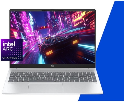 Attēls no HP OmniBook 5 AI 16-af1072nw Intel Core Ultra 5 225U Laptop 40,6 cm (16") 2K 16 GB LPDDR5x-SDRAM 512 GB SSD Wi-Fi 6E (802.11ax) Free DOS AI PC Srebrny