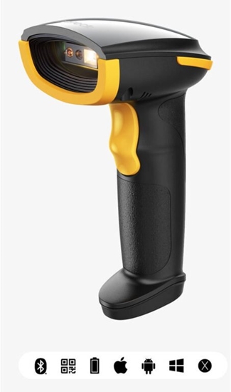Picture of Inateck Barcodescanner 501S black Wi-Fi 6 Bluetooth 5.0