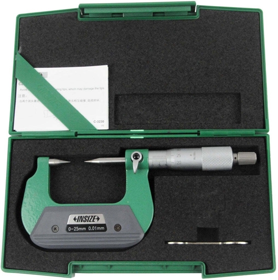 Picture of Insize MIKROMETR   0- 25 PUNKTOWY STOZEK/30