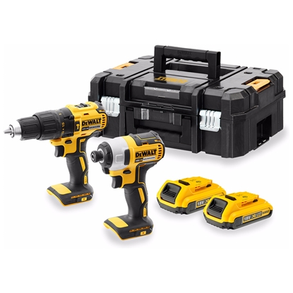 Изображение Zestaw elektronarzdzi Dewalt 6-elementowy (DCK2060D2T-QW)