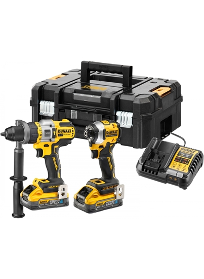 Изображение Instrumentu komplekts DeWalt DCK2052H2T-QW (DCD999 + DCF850); 18 V; 2x5,0 Ah akum.