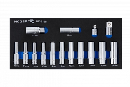 Attēls no Instrumentu komplekts Hogert HT7G125; 15 gab.