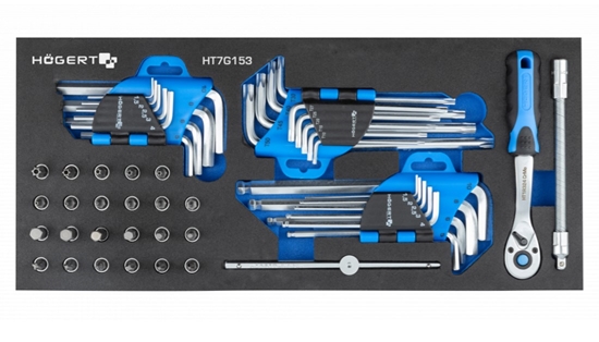 Picture of Instrumentu komplekts Hogert HT7G153; 53 gab.