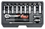 Picture of Instrumentu komplekts Yato YT-14451; 1/4''; 23 gab.