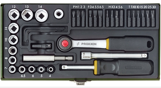 Изображение Instrumentu komplekts Proxxon 1/4''; 39 gab.