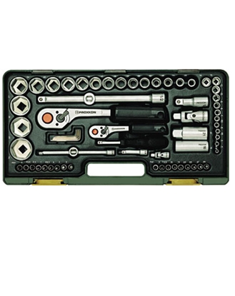 Picture of Instrumentu komplekts Proxxon 1/4''+1/2''; 65 gab.