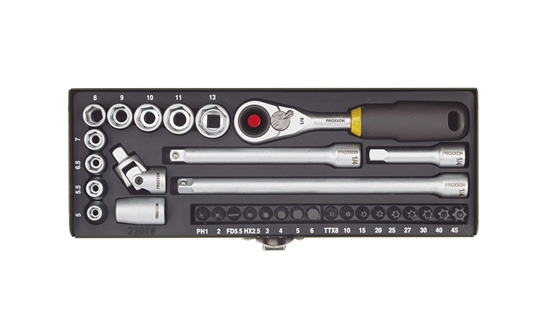 Изображение Instrumentu komplekts Proxxon; 1/4'' ; 32 gab.